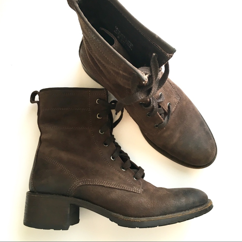 Vera Wang Lavender Combat Boots Sz 8.5